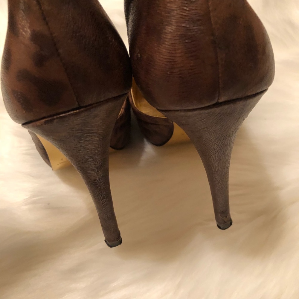 Ted Baker D’Orsay Leopard print stilettos heels - Picture 6 of 8